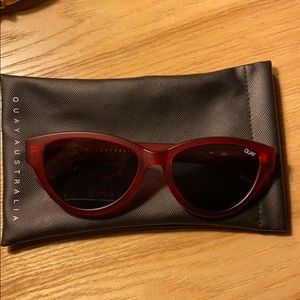 Quay Red Sunglasses